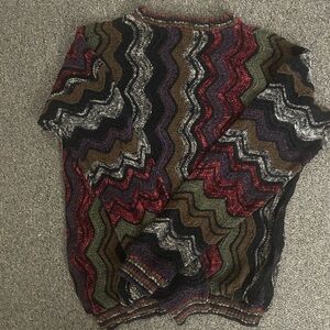 Multicolor Zigzag Pattern Sweater